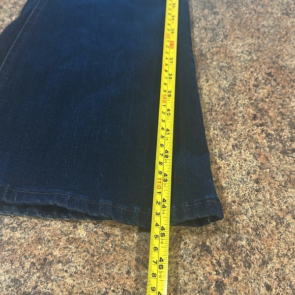 KanCan Dark Wash Flare Jeans Stretch Mid To High Rise Womens Size 27 - Picture 14 of 15